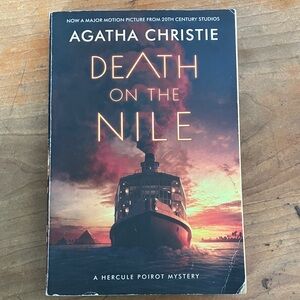 Agatha Christie 'Death on the Nile' softcover Book